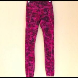 North face pink digital camo leggings